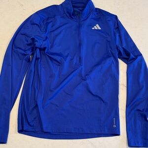 Adidas Royal Blue Quarter Zip Pullover
